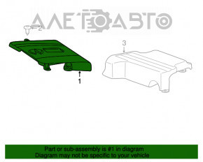 Capacul motorului Nissan Pathfinder 13-20 hibrid