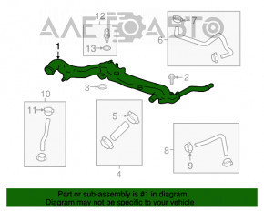 Furtunul sistemului de răcire metalic pentru Subaru Forester 14-18 SJ 2.0