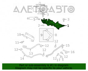 Tubulatura sistemului de racire a unui Subaru Outback 20-