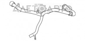 Racordul de răcire a metalului pentru Infiniti QX30 17- tip 1