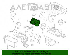 Tubul de aer pentru compresorul Nissan Pathfinder 13-20 hibrid