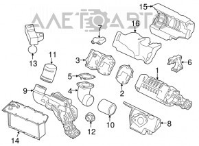 Tubul de aer pentru compresorul Nissan Pathfinder 13-20 hibrid