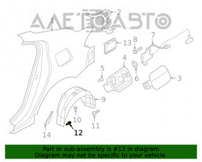 Capacele de protecție a aripioarelor din față pentru Hyundai Santa FE 19-20 sunt incomplete.