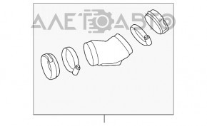 Furtun de aer stânga pentru Subaru Forester 14-18 SJ 2.0