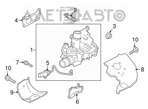 Senzorul de supraalimentare dreapta pentru Infiniti Q50 16- 3.0