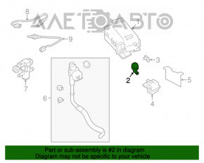 Ventilul absorbant de combustibil Infiniti JX35 QX60 13-