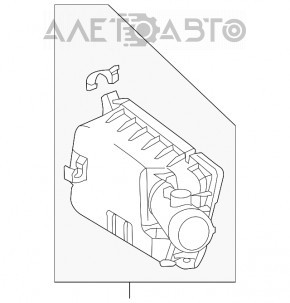 Корпус воздушного фильтра Mitsubishi Outlander 14-21 верхняя крышка новый OEM оригинал