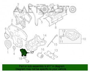 Pompa de ulei a motorului Infiniti JX35 QX60 13