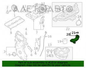 Corpul filtrului de ulei Infiniti QX50 19-