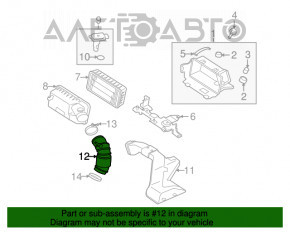 Conducta de aer Mitsubishi Outlander Sport ASX 10-15 2.0 2.4