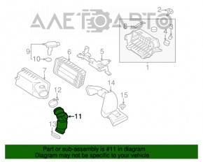 Воздуховод Mitsubishi Outlander Sport ASX 16- рест 2.0 2.4