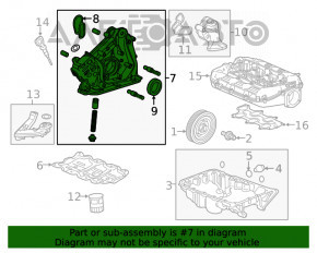 Pompa de ulei pentru motorul Honda Accord 13-17 3.5