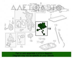 Pompa de ulei pentru motorul Toyota Prius V 12-17 2ZR-FXE