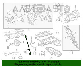 Sonda de ulei Lexus IS 14-20