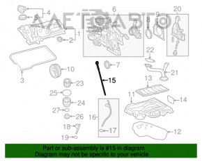 Ulei de motor 2GR-FXE Lexus RX450h 10-15