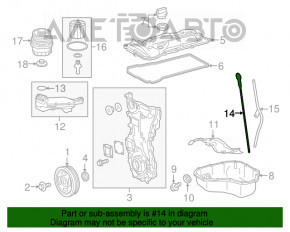 Sonda de ulei 2AR-FXE Lexus ES300h 13-18