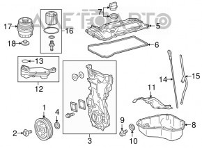 Senzor de ulei Toyota Camry v50 12-14 SUA tip 2