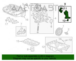 Корпус масляного фильтра Honda Accord 13-17 3.5