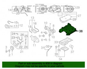 Коллектор впускной Mitsubishi Outlander 14-20 3.0