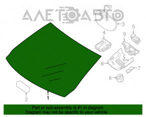 Parbriz Mercedes CLA 14-19, sablat.