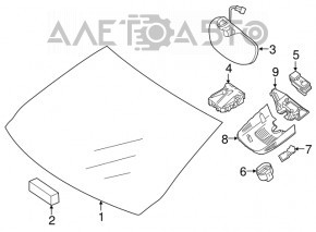 Parbriz Mercedes CLA 14-19, sablat.