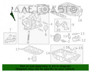 Filtrul de ulei pentru Honda Accord 13-17 3.5, nou, original OEM