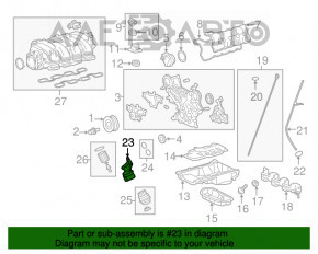 Corpul filtrului de ulei pentru Lexus LS460 07-12