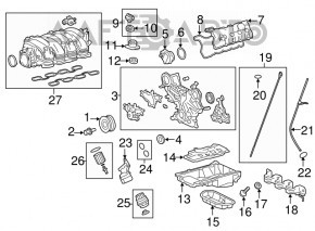 Corpul filtrului de ulei pentru Lexus LS460 07-12