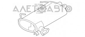 Silentiosul partea din spate cu teava Mitsubishi Outlander 14-20 3.0