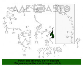 Tubul EGR Mitsubishi Outlander Sport ASX 10-