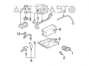 Sonda lambda stânga, prima, pentru Mitsubishi Galant 04-12