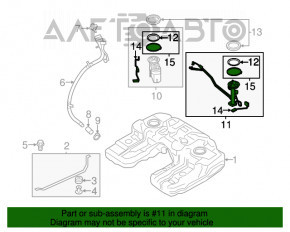 Senzorul de nivel al combustibilului pentru BMW X5 E70 07-13 3.0