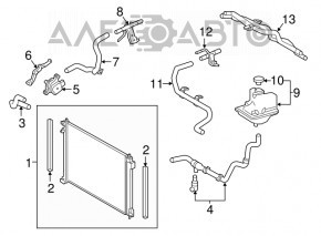 Suport pompa lichid de racire Lexus NX200t NX300 15-21 nou original OEM