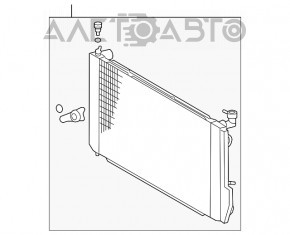 Radiator de răcire apă Lexus RX400h 06-09