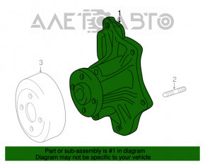 Pompa de apa Toyota Camry v40 hibrid noua originala OEM