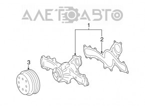 Помпа водяная Lexus GS300 GS350 GS450h 06-11