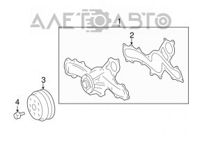 Помпа водяная Lexus RX350 16-22