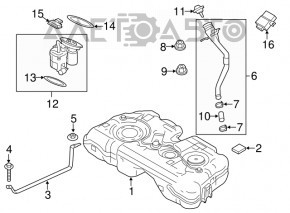 Pompă de combustibil pentru BMW X1 F48 16-22 B46