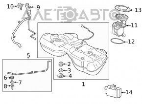 Топливный бак BMW 7 G11 G12 16-22 B58