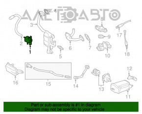 Соленоид клапан продувки паров топлива Subaru Outback 15-19