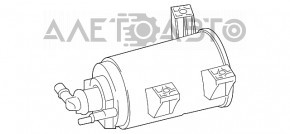 Canistra cu absorbant de cărbune BMW 5 G30 17-23 2.0T nou original