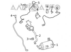 Canistra cu absorbant de cărbune BMW 5 G30 17-23 2.0T