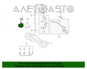 Rezistorul modulului de pompare a combustibilului BMW 335i e92 07-13