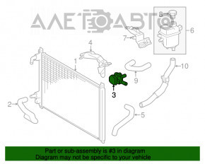 Pompa sistemului de răcire Lexus NX200t NX300 15-21 nou OEM original