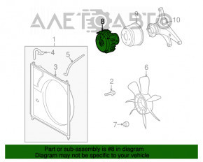 Вискомуфта охлаждения Toyota Sequoia Tundra 08-16 4.6 5.7 LX570