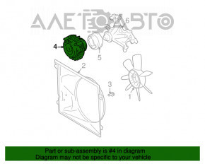 Radiatorul de racire pentru Lexus GX470 03-09