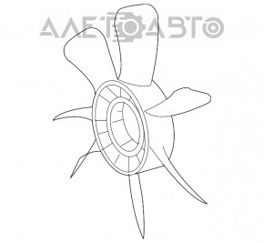 Paletă ventilatorului de răcire Toyota Sequoia Tundra 08-16