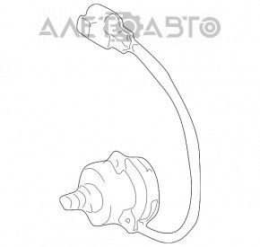 Мотор вентилятора охлаждения левый Lexus RX300 98-03
