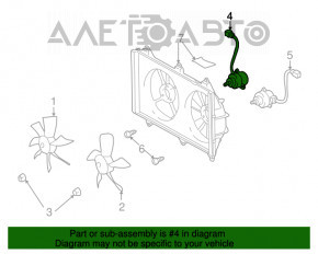 Мотор вентилятора охлаждения правый Lexus RX300 98-03