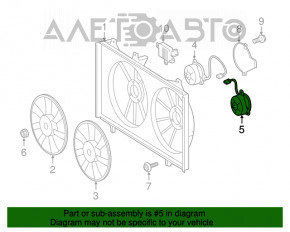 Motorul ventilatorului de răcire stânga pentru Lexus RX300 RX330 04-06.